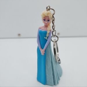 Elsa Frozen Disney Purse Charm Backpack Keychain Handmade Animated OOAK Silver